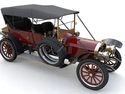 Mercedes 28 60 HP  Phaeton 1911 3D model