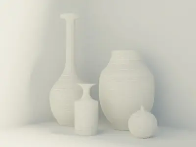 modern Vase a7 3D model