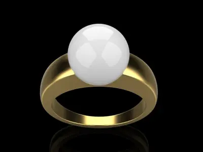 pearl ring model 330 3D print model