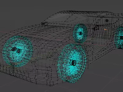 bmw m4 purple mat finished  3D model