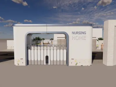 Nursing house Free 3D model