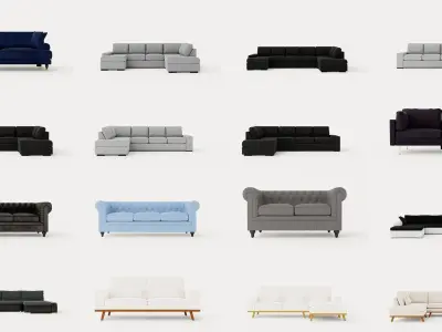 Collection of Sofa - 100 Models