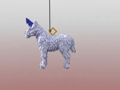 Pinata Unicorn 3D model
