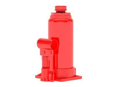 Garage Bottle Jack Heavy-Duty Hydraulic Lifting Tool 3D model