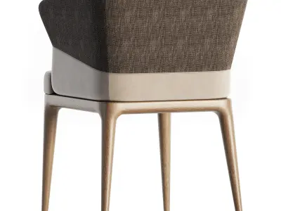 Quad Chair Dinning 3D model