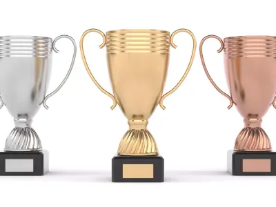 Trophy Cups 3D model 42