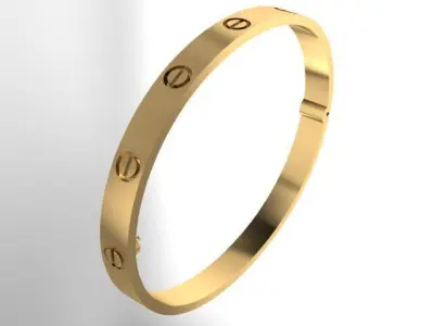 love bracelet 3D print model