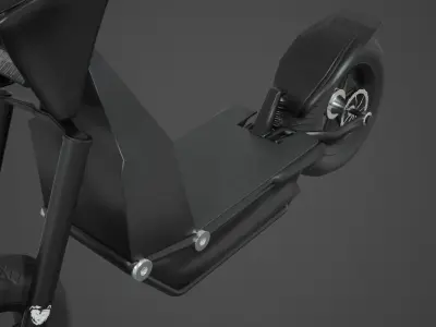 Mosphera 3 Electric scooter pbr 3D model