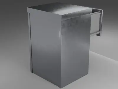 Iron Filling Cabinet 3D model