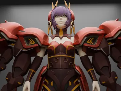 Sci-Fi Girl 3D model