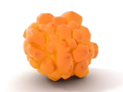 Golden Honeycomb model pack Low-poly 3D model