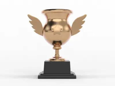 Trophy Cups 3D model 22