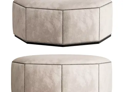 Gosling Ottoman 3D model