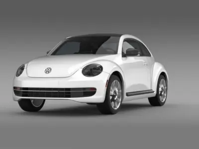 VW Beetle Design 2012 3D model