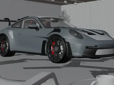 Porsche 911 GT3 RS 3D model