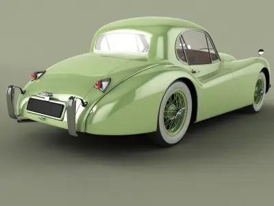Jaguar XK120 Coupe 3D model