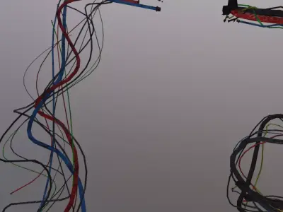 Ground Cable Kit Low-poly 3D model