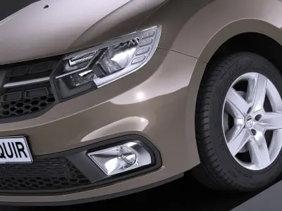 Dacia Logan 2017 3D model
