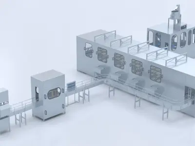 Filling Equipment 3D model