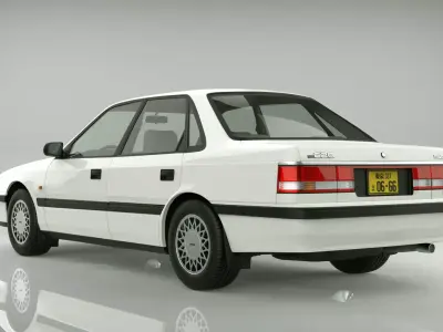 Mazda 626 Sedan 1990 3D model