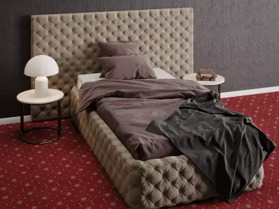 Tuyo headhigh capitonne 3D model