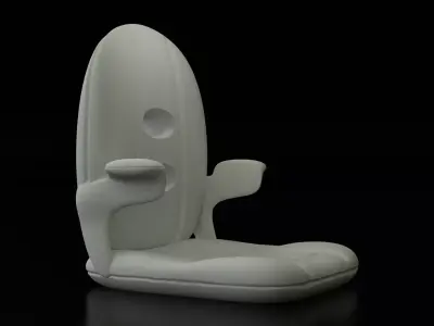 Seat fit ideal for 3D printing or other projects 3D print model