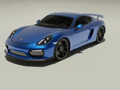 Porsche GT4 3D model
