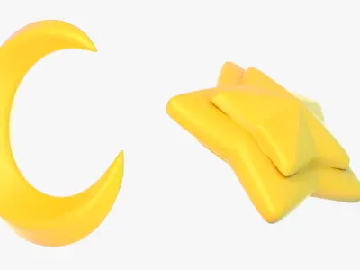 Ramadan Crescent  3D model