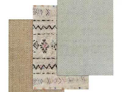 Rug Set 1039 3D model