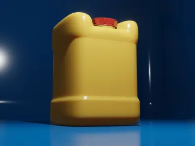 Oil can 30 Liters large size 3D model