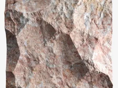 434-RockPanel rock texture 3D model