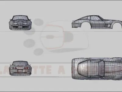 Chevrolet Corvette C3 LPAM 3D model