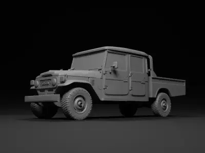 FJ45 PICKUP 3D print model