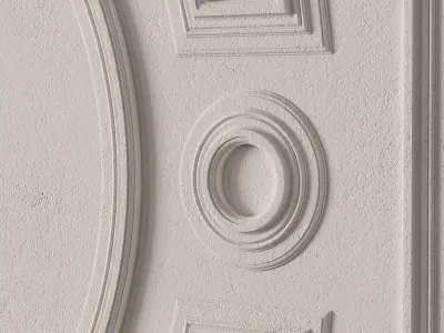 Classic 3D Wall Panel Elegant Design for Interior Decor 20 3D model