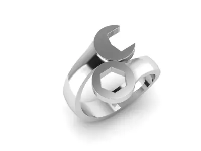Famous wrench ring  3D print model