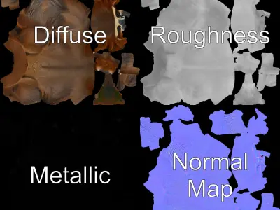 Sloth D model pack  Realistic and Detailed Low-poly 3D model