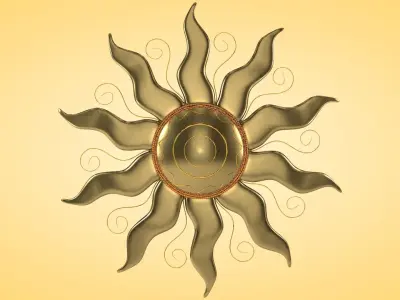 Sun - Wall Decoration 3D model
