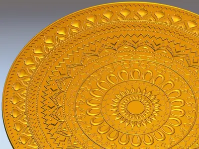 Mandala - Indian Art 3D print model