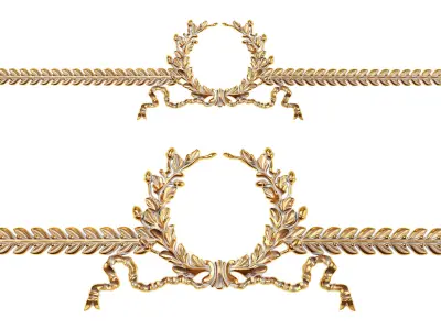 Classic carved 192 3D model