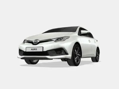 Toyota Auris 2016 Low-poly 3D model