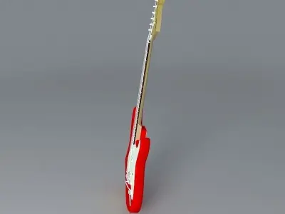 Army of guitars Free 3D model
