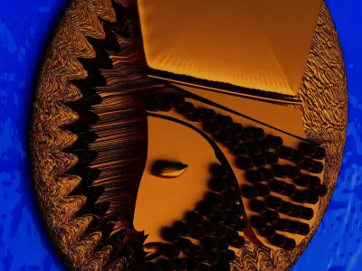 Darius the Great 3D Frame 3D print model