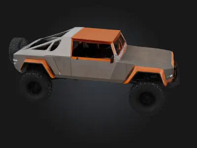 Dune Voyager  Nomadic Explorer of the Sands 3D model