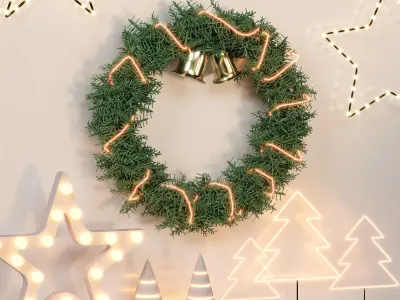 Christmas Decor Set 18 3D model