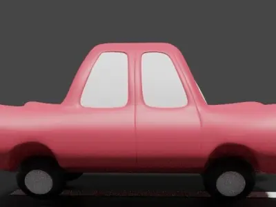 Cartoon Car 3D model
