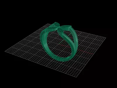 Minimal Abstract Ring 53 3D print model