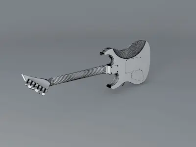 Charvel Contemporary Spectrum guitar Free 3D model