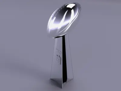 Vince Lombardi Trophy 3D model
