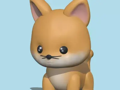 A Little cat to decorate and play 3D print model