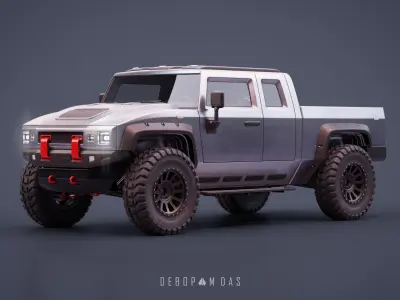 Thor E truck 3D model